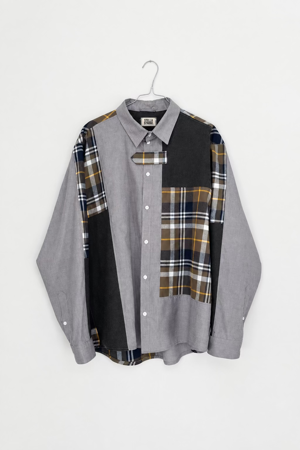 Patchwork Shirt - Green