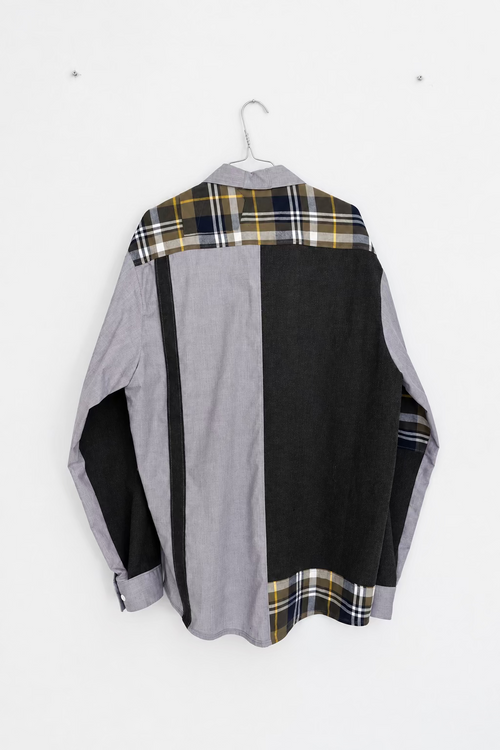 Patchwork Shirt - Green