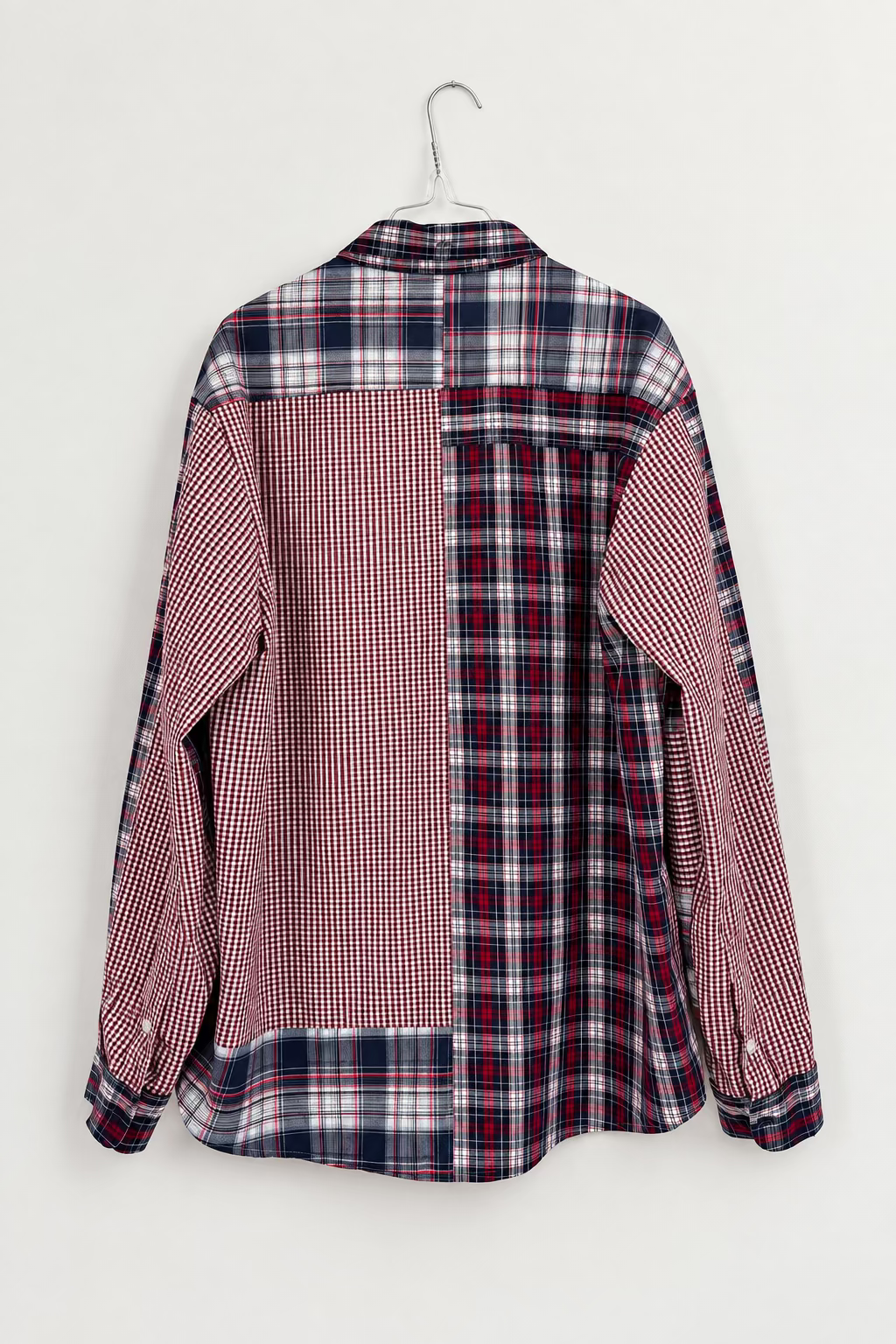 Patchwork Shirt - Red